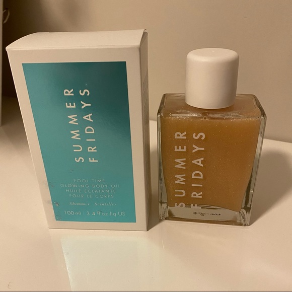 Limited Edition Summer Fridays Pool Time Glowing Body Oil - 100 ml - Picture 3 of 6